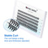 Cluster Eyelashes 0.07mm Thickness Individual Lashes Mix 8-16mm C&D Curl 5 Row